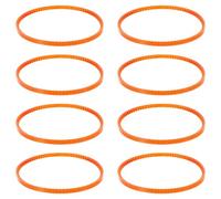 Gadpiparty Lot de 8 courroies d'entraînement en plastique pour machine à barbe à papa, pièces de rechange pour machines à barbe à papa électriques et commerciales, accessoires de réparation