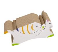 Gadpiparty Lot de Trois Griffoirs pour Chats en Carton Ondulé, Khaki | Pliable, Empilable, Protège Meubles et Tapis, Attire L’instinct , pour Chatons et Seniors