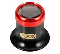 Gadpiparty Loupe Horloger Tête 20x Aluminium Verre pour Réparation Montres Industrie Impression Travail de Précision Circuit Board