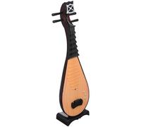 Gadpiparty Luth Model Instrument Décor Vintage Chic Plastique Léger Haute Simulation Posing Prop pour prendre des photos