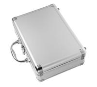 Gadpiparty Malette Aluminium Rigidifiée Boîte De Rangement Multifonctionnelle pour Outils De Maquillage Et Accessoires avec Verrouillage Sécurisé pour Hommes Déplacement