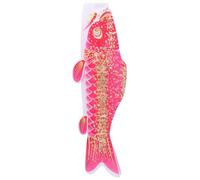 Gadpiparty Manche à Air Japonaise Carpe 3d Dorée en Satin Décorative | Suspendre Extérieure pour Jardin et Fêtes, Forme Poisson, Style Raffiné, Belle Apparence