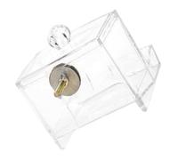 Gadpiparty Mangeoire Automatique Transparente pour Poulets et Oiseaux Distributeur de Nourriture Robuste et Compact Système Anti-nuisible avec Fixation par Vis Capacité Adaptée pour