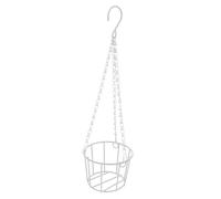 Gadpiparty Mangeoire pour Lapins Suspendue en Métal Blanc, Support Résistant à l'usure, Panier à Foin pour Cages, Accessoires D’Alimentation pour Petits Animaux, Adaptée Aux Lapins Et Cochons D’Inde