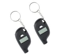 Gadpiparty Manomètre Numérique de Pression des Pneus Pack de 2 Pièces Design Porte-clés, Surface Antidérapante, Matériau Abs Outil Indispensable pour Contrôle Précis pour Voiture et Camion