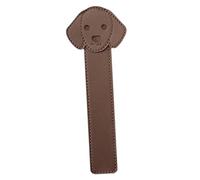 Gadpiparty Marque Page Chien Cuir PU Forme Rectangulaire Marque Page Animal pour Lecture Accessoire Élégant pour Amateurs