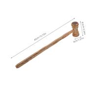 Gadpiparty Marteau de Juge Bois Sûr Gavel Denchères Pratique et Accessoire pour Juge Avocat et Commissaire Priseur