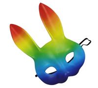 Gadpiparty Masque de Lapin et Forme Unique de Lapin 3d en Cuir Pu Léger et Confortable Design Créatif pour Carnaval, Fête et Festivals