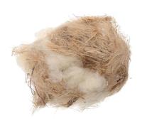 Gadpiparty Matériau Naturel pour Nid Oiseau Coussin Doux et Sèche pour Cage Nidification et Cachette Mélange Jute Raffia Laine et Coton Confort Hivernal pour Petits Oiseaux