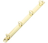 Gadpiparty Mécanisme de Reliure à 4 Anneaux en Fer A4 2cm, Style Unique et Compact pour Organisation Bureautique et Cahiers à Feuilles Mobiles