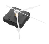 Gadpiparty Mécanisme D'horlogerie à Piles Inversé Aiguilles Chromées Argentées, Kit de Remplacement Précis pour Horloge Murale DIY, Adapté la Maison Bureau, 1 Set, Usage Solide