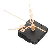 Gadpiparty Mecanisme DIY Horloge à Mouvement Inverse en Plastique et Fer, Kit de Remplacement Solide Aiguilles Or pour Montre à Mouvement Inverse