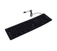 Gadpiparty Mini Clavier 109 Touches en Silicone Souple Enroulable Et Pliable Design Silencieux
