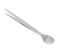 Gadpiparty Mini Cuillère de Dégustation en Acier Inox Baguettes Intégrées et Pince à Épiler 20,5 CM Cuisine et Hôtel