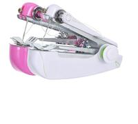 Gadpiparty Mini Réparation Rapide de Vêtements Machine à Coudre Manuelle Portable 2 Pcs, Appareil de -couture Compact Blanc et Rose Couleur Aléatoire Outil de Couture pour