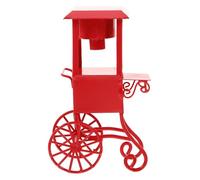 Gadpiparty Miniature Machine à Pop-Corn de Cinéma Portable avec Chauffage Rapide Appareil Polyvalent pour Pop-Corn et Sucettes Snack Cart Nostalgique pour Maison de Poupée et Décorations