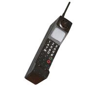 Gadpiparty Modèle de Téléphone Portable Décoratif Vintage en Fer Noir, Décoration Rétro Créative pour Accessoires de Maison, pour Fêtes Années 80 et 90