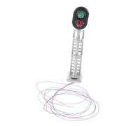 Gadpiparty Modèle d'éclairage du Signal de Train modèle de feu de signalisation Lampe de Train ferroviaire modèle de lumière de Chemin de Fer modèle lumières Miniature feu Stop Plastique