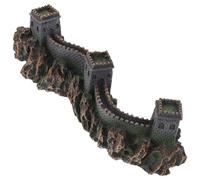 Gadpiparty Modèle Grosse Muraille de Chine en Résine 225X75X75 CM Décoration D’Aquarium Asiatique Miniature Ornement Paysage Chinois pour Déco Aquarium Betta Accessoire Déco Poisson