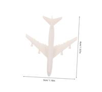 Gadpiparty Modèle Réduit Avion Micro-échelle Maquette Avion Portable pour Décoration de Scène Urbaine et Planification Architecturale Collection Miniature Détaillée