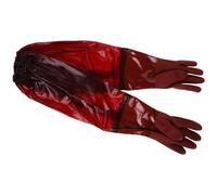 Gadpiparty Moufles de Travail Longs 65 Cm en Caoutchouc Épais Anti-perforation Doublure Chaude, Imperméables et Résistants à L’abrasion pour Jardinage, la Cuisine, Nettoyage et Tâches