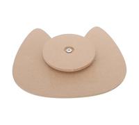 Gadpiparty Moule en forme de tête de chat en bois et céramique pour moulage d'argile, manipulation confortable et pratique pour projets d'artisanat à la maison