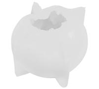 Gadpiparty Moule en Silicone Flexible pour Bougie de Renard Blanc, Facile à Démouler, pour DIY et Créations Artisanales