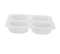 Gadpiparty Moule Silicone pour Artisanal et Bougie Flexible Transparent Durable Moule Pratique Diy Forme de Tranches de Cavités Facile à Démouler et Nettoyer