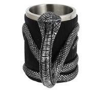 Gadpiparty Mug Portable en Acier Inoxydable 600ml Surface Lisse et Prise Confortable, Gobelet Isotherme Élégant en Résine Noir Maison