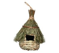 Gadpiparty Nid D’Oiseau Tissé à La Main en Jonc De Mer, Maison D’Oiseaux Suspendue, Taille Moyenne, Décoration De Jardin Extérieur, Abri Naturel pour Petits Oiseaux, Oiseaux Sauvages Et Jardin