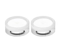 Gadpiparty Niveau à Bulle Circulaire 15 MM Diamètre Hauteur 6 MM 16 Pièces Blanches Niveau à Bulle Horizontal Précis pour Outils de Mesure et Mise en Page Adapté à Surfaces Planes et
