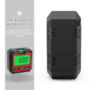 Gadpiparty Niveau Numérique Magnétique Affichage Lcd, Rapporteur D'angle Précis 90° Rouge Bulle de Niveau, Outil de Mesure D'angle pour Construction, Menuiserie et Automobile