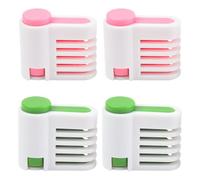 Gadpiparty Niveleur à Gâteau en Plastique Réglable 2 Pièces - Guide de Découpe Tranches Uniformes - Outil D’Aide à la Trancheuse Maison et Pâtisserie DIY