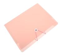 Gadpiparty Organiseur de Fichiers de Bureau Extensible en Plastique Rose, Grosse Capacité, Multi-couches pour Rangement et Classification des Documents Bureau