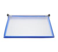 Gadpiparty Organiseur Mural de Dossiers Suspendus A4 5 Panneaux à Chargement Facile Porte-Documents Bleu pour Bureau Salle de Classe Espaces Publics Système D’Affichage Pratique et Sécurisé