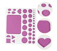 Gadpiparty Outil de Quilling en Papier modèle de Quilling Cadre de Fabrication de Papier modèle de Outils de Quilling kit de Quilling en Papier Panneau arrière Violet eva