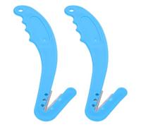 Gadpiparty Outil pour Retirer les Boucles D'oreilles du Bétail 2 Pièces Lame en Acier Tranchante, Arrache-étiquettes Auriculaires Portable pour Vaches, Porcs et Moutons, Usage Ferme