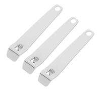 Gadpiparty Ouvre-flacon Mini en Acier Inoxydable Argenté, Réutilisable, Pack de 3 pour Voyager Entre Établissements Médicaux et Usage Hospitalier