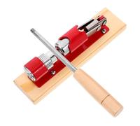 Gadpiparty Ouvre-Noix Mécanique Pince Réglable 35-45° en Acier Inoxydable et Bois Fonctionnement Simple pour Casser Noix Intactes, Usage Domestique Élégant et Pratique