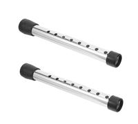 Gadpiparty Paire de Jambes de Remplacement pour Déambulateur en Acier Inoxydable 28x2,7x3cm, Accessoires Stables pour Aide la Mobilité, Adaptées pour Usage Extérieur et Voyage