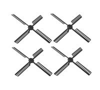 Gadpiparty Pales D'éolienne en Plastique 4 Pcs pour Jardin Extérieur Grand Modèle Accessoires Moulin à Vent Décoratif Pelouse Cour Robuste Et Solide