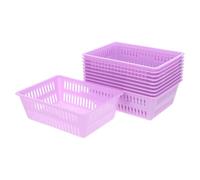 Gadpiparty Panier à Pièces Violet Épais pour Machine de Jeu, Bac de Rangement Ouvert Compact, Lot de 1 Pièce, Plastique Résistant, pour Arcade, Bureau et Rangement de Monnaie, Conteneur