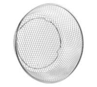 Gadpiparty Panier Barbecue Rond Acier Inoxydable pour Friteuse à Air et Four Support Vertical pour Brochettes Accessoire et Gain de Place Compatible avec Air Fryer et Cuisson Au Grill