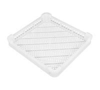 Gadpiparty Panier de Congélation Plastique Blanc pour Fruits et Aliments, Séchage Rapide Trous D'évacuation, pour Restaurant et Usage Domestique