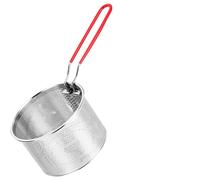 Gadpiparty Panier de Friture Acier Inoxydable avec Poignée Résistante Chaleur pour Frire Poulet Frites et Snacks Évacuation Rapide Huile Panier à Frire de Cuisine Pratique