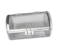 Gadpiparty Panier Rotatif Acier Inoxydable pour Grillades Panier Gril Antiadhésif pour Four Rôtissoire Cage à Cuisson Uniforme pour Noix Légumes Viande Barbecue