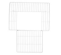 Gadpiparty Panneau de Porte Amovible pour Cage à Chat en Fil de Fer Blanc 35x35 Cm Maille Dense, Design Modulaire pour Enclos et Villa pour Animaux Domestiques