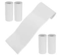 Gadpiparty Papier Autocollant Thermique 57x25 Mm pour Mini Imprimante, 5 Rouleaux D’étiquettes Autocollantes Blanches Compatibles Imprimantes Thermiques, pour Notes, Reçus et Mémos de Bureau