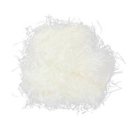 Gadpiparty Papier D'herbe Blanc 100g, Remplissage Décoratif pour Présents | Matériau Papier Léger et Absorbant, pour Boîte à Vin, Fêtes D'anniversaire, Rangement Compact