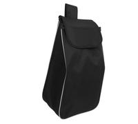 Gadpiparty Paquet de Courses de Rechange pour Chariot de Courses, Paquet de en Tissu Oxford, Imperméable, Grosse Capacité, Noir, pour Trolley et Chariot à Provisions, Jours de Pluie
